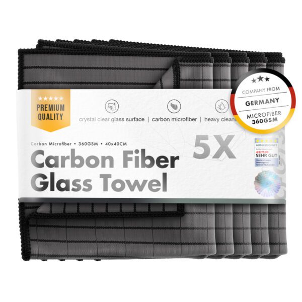 chemicalworkz Carbon Fibre Glass Towel – 5 Pack