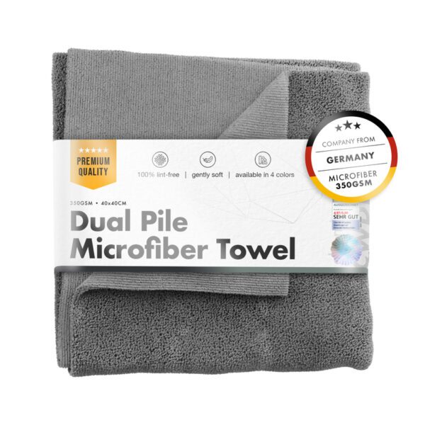 chemicalworkz 350GSM Dual Pile Towel – Grey