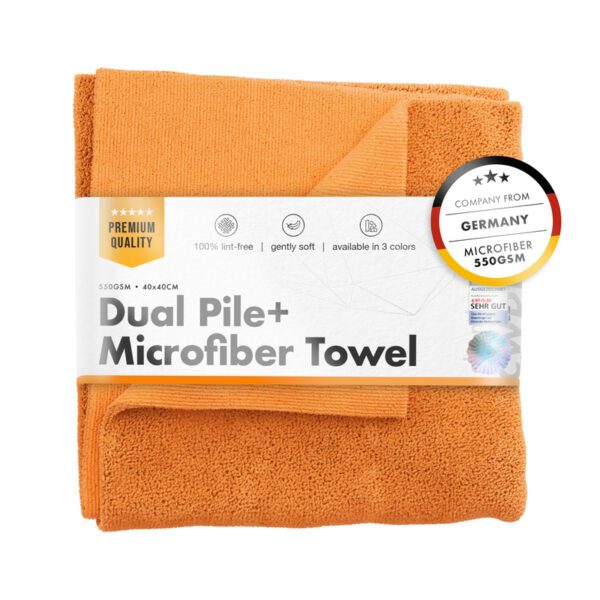 chemicalworkz 550GSM Dual Pile Towel – Orange