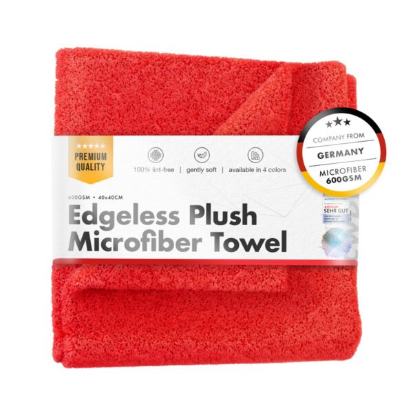 chemicalworkz 600GSM Edgeless Soft Touch Polishing Cloth - Red