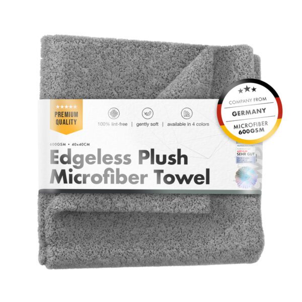 chemicalworkz 600GSM Edgeless Soft Touch Polishing Cloth - Grey