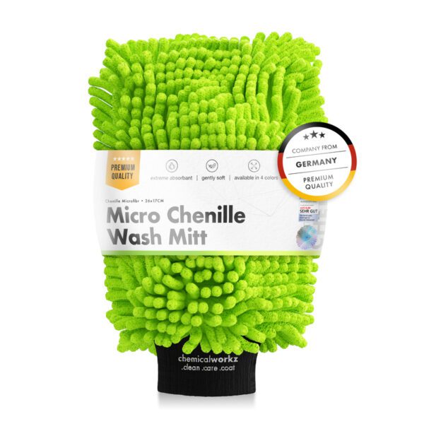 chemicalworkz Chenille Wash Mitt – Green