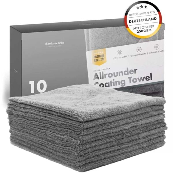 chemicalworkz Allrounder Microfibre Cloths – 10 Pack